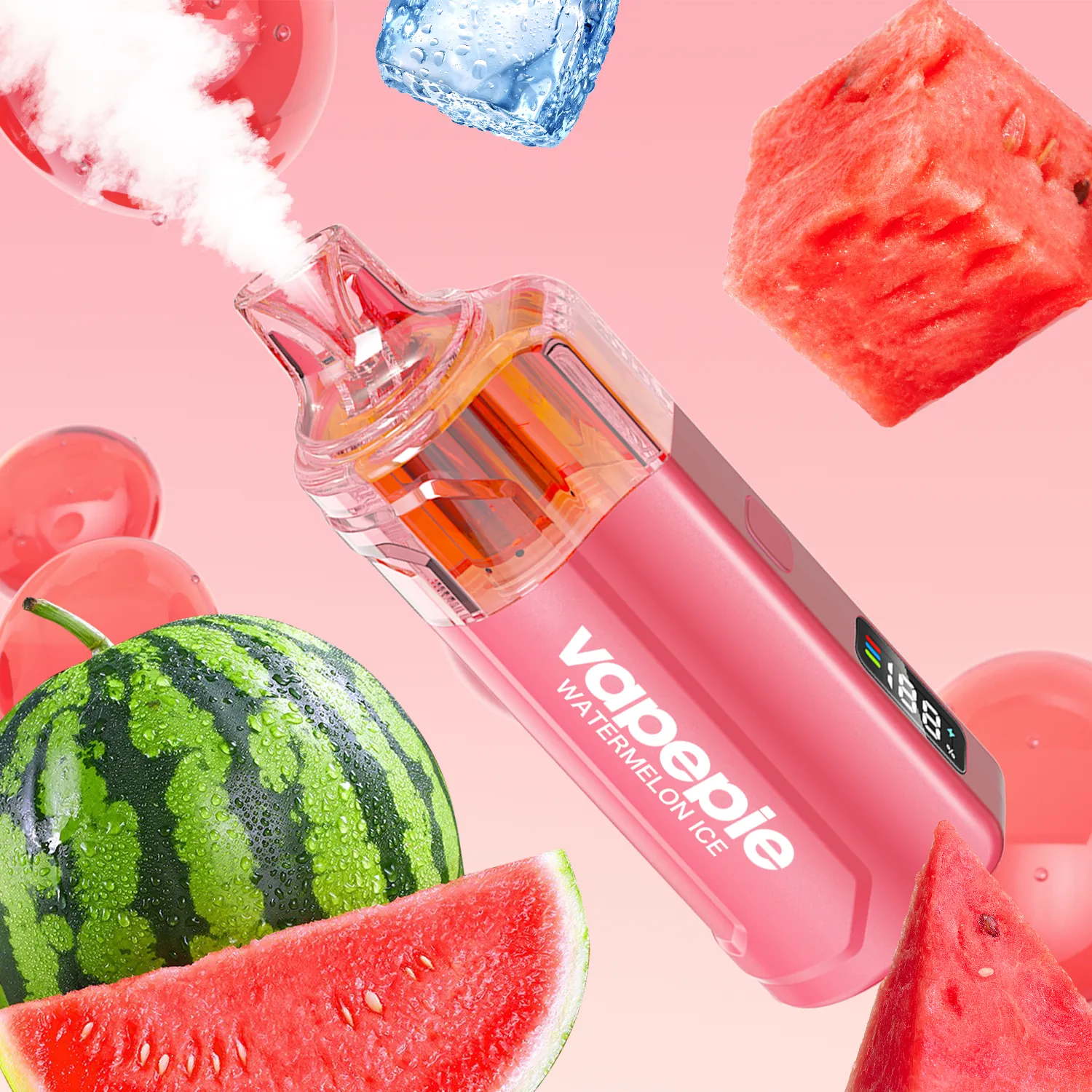 vape australia - Vapepie Crystal Pop 15000 Puffs Watermelon Ice
