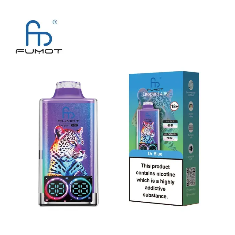 is vaping better than smoking - Fumot Leopard 40k-Dr Blue high capacity prefilled pod kit