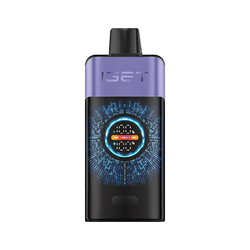 vape store near me - IGET One Raspberry Grape Ice 3 pack slim disposables