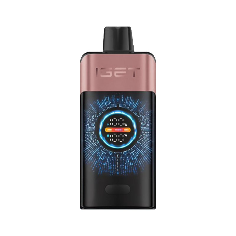 ball vape - IGET One pocket-sized twin bead vaporiser in strawberry raspberry finish