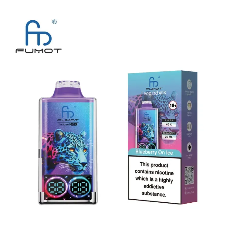 Fumot Leopard 40k Blueberry On Ice cheap disposable vapes australia