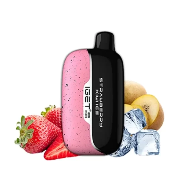 IGET Moon nicotine content and sleek design visualization