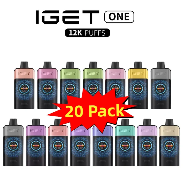 IGET Bar Plus nicotine content One series 40 pack variety